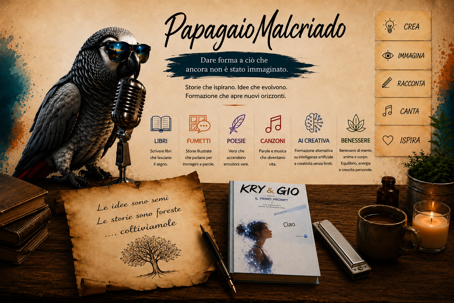 Papagaio Malcriado — Dare forma a ciò che ancora non è stato immaginato